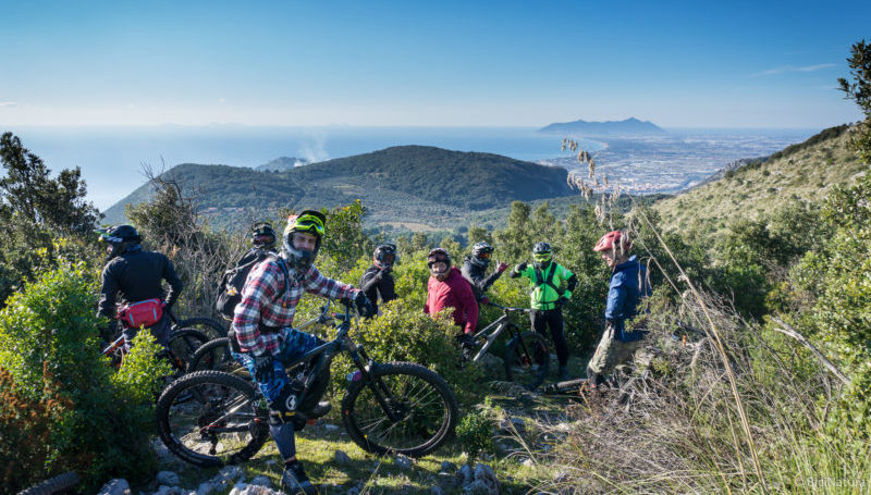 panorama in cima al trail Poiana