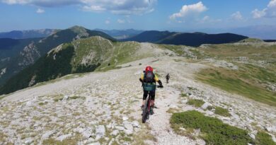 Monte Cotento in MTB da Filettino: cresta dei Simbruini e boschi tecnici