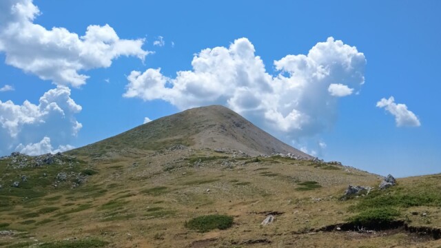 Monte Cotento in MTB da Filettino: cresta dei Simbruini e boschi tecnici