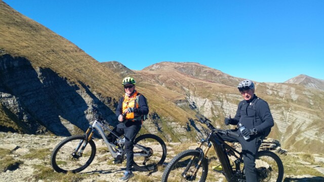 Laga selvaggia in MTB: Pizzo di Moscio, Cima Lepri e Cascata della Morricana